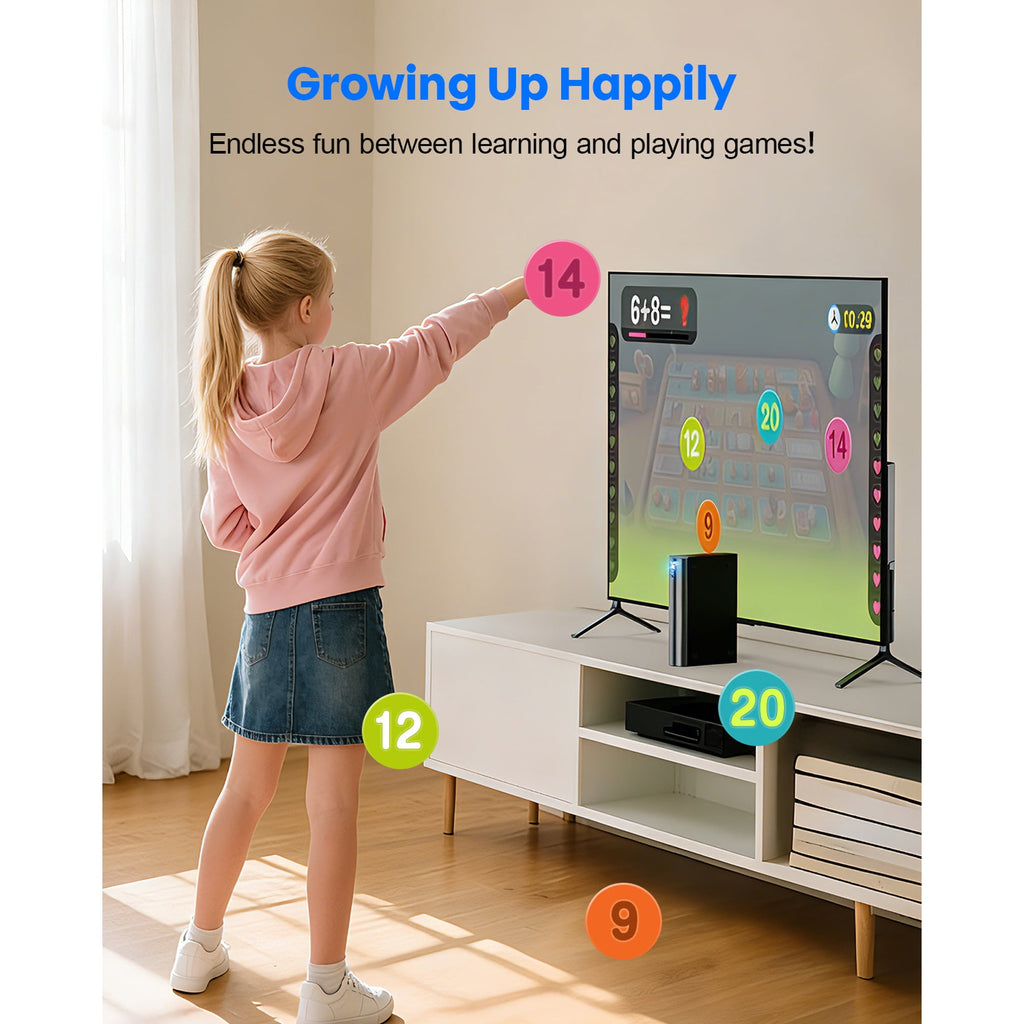 JIUMESS Motion Video Game Console for TV, Family Game System for Kids